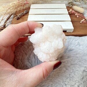 Beautiful Small Sahara Snow Quartz Crystal Cluster
